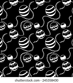 small circles on a black background.
