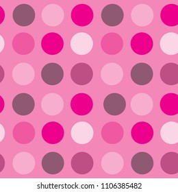 Small circles on pink
