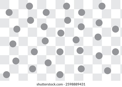 Small circular shape pattern, with vertical size gradient