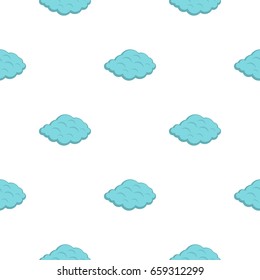 Small cloud pattern seamless flat style for web vector illustration