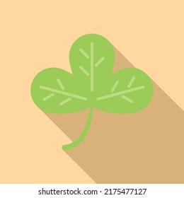 Un pequeño vector plano de icono de tracción. Suerte irlandesa. Día de Irlanda