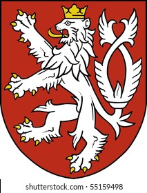 Small coat of arms of the Czech Republic VECTOR