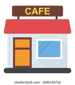 Small coffee house, an internet cafe