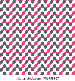 small colored polygons on a beautiful background seamless pattern