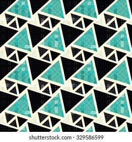 small colored polygons. Seamless geometric pattern. vector illustration
