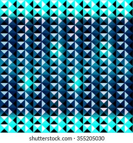 Small colored polygons seamless geometric background