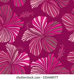 Small colorful flowers. The elegant the template for fashion prints. Illustration on purple background. Multicolored spring floral background. Vector cute pattern in small multicolor flower.