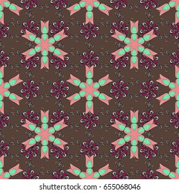 Small colorful flowers. The elegant the template for fashion prints. Motley illustration. Spring floral background with flowers. Vector cute pattern in small flower.
