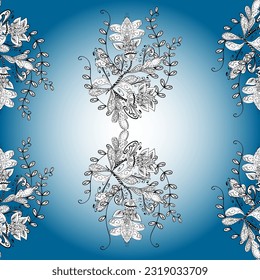 Small colorful flowers. Motley illustration. Summer floral background with flowers. The elegant the template for fashion prints. Seamless. Vector cute pattern in small flower.