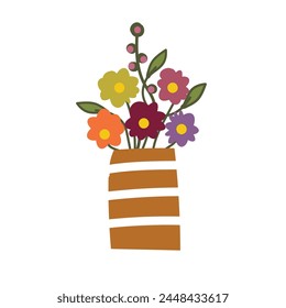 Small colorful flowers pot.Abstract pattern in small flowers.Floral seamless background. Vintage template for fashion prints.Stock pattern.