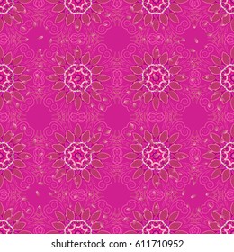 Small colorful flowers. Spring floral background with flowers. The elegant the template for fashion prints. Motley illustration. Vector cute pattern in small flower.