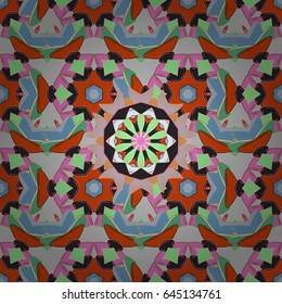 Small colorful flowers. Spring floral background with red flowers. Vector cute pattern in small flower. The elegant the template for fashion prints. Motley illustration.