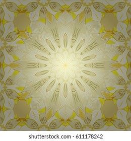 Small colorful flowers. Vector cute pattern in small flower. Motley illustration. The elegant the template for fashion prints. Spring floral background with flowers.