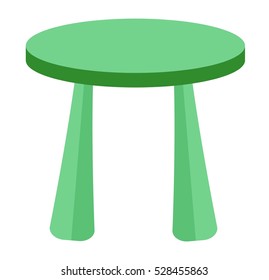 Small and colorful table for little kids.