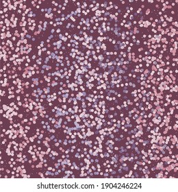 Small, colorful uneven spots and particles of debris. Abstract vector texture. Distressed uneven background. Texture overlay with fine grains and spots. Vector illustration. EPS10.