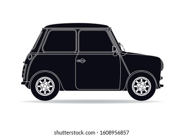 A small compact British car