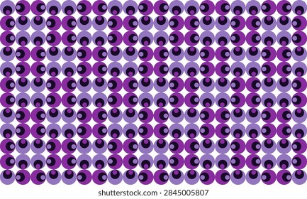 small complex dot seamless pattern with colorfullight and dark purple with black repeat dot on white background, replete image design for fabric printing