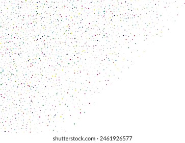 Small confetti pattern Isolated on transparent background. Grunge grainy texture. Remove png, Clipping Path