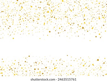 Small confetti pattern Isolated on transparent background. Grunge grainy texture. Remove png, Clipping Path