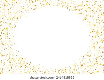 Small confetti pattern Isolated on transparent background. Grunge grainy texture. Remove png, Clipping Path