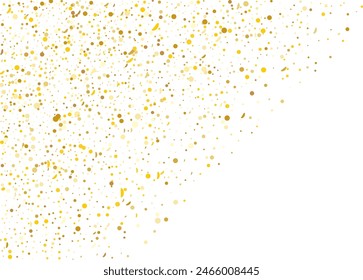 Small confetti pattern Isolated on transparent background. Grunge grainy texture. Remove png, Clipping Path