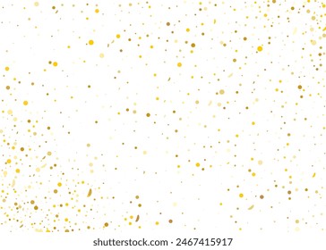 Small confetti pattern Isolated on transparent background. Grunge grainy texture. Remove png, Clipping Path