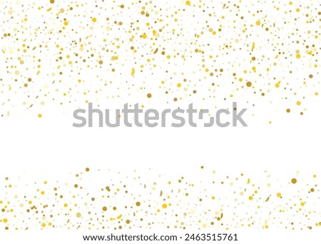 Small confetti pattern Isolated on transparent background. Grunge grainy texture. Remove png, Clipping Path