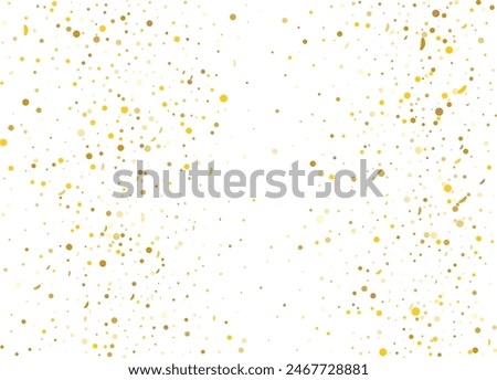 Small confetti pattern Isolated on transparent background. Grunge grainy texture. Remove png, Clipping Path