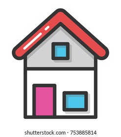A small cottage in suburbs