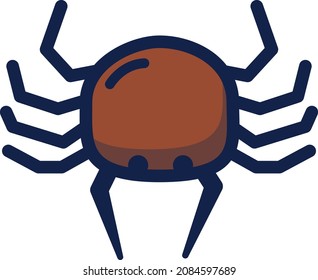 Kleine Krabbenfische - Symbol für flache Tiere