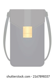 Small Cross Body Bag. Vector