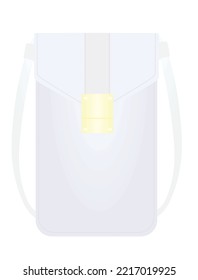 Small Cross Body Bag. Vector