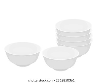Small cup on white background.