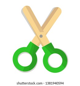 Small and cute child scissors.