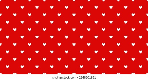 Small cute hearts background. Seamless pattern for Valentine's Day. Vector illustration.