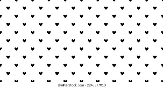 Small cute hearts background. Seamless pattern for Valentine's Day. Vector illustration.