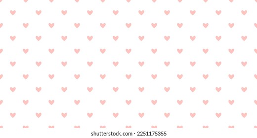 Small cute hearts background. Seamless pattern for Valentine's Day. Vector illustration.