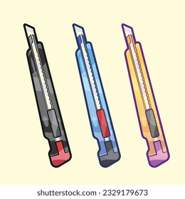 Small Cutter Clip Art Vector Set