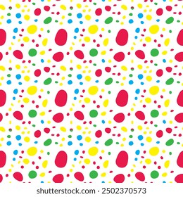 Small dash colorful pattern. Seamless minimal dash pattern, small elements confetti