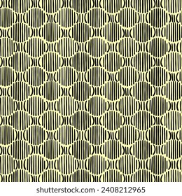 Small dash pattern. Seamless minimal dash pattern, small elements on yellow background