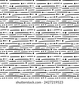 Small dash pattern. Seamless minimal dash pattern, small elements