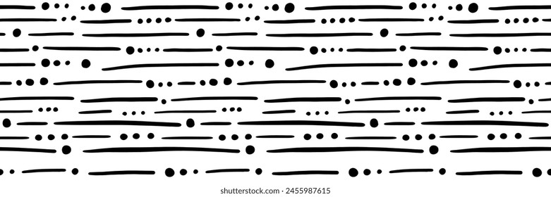Small dash pattern. Seamless minimal dash pattern, small elements