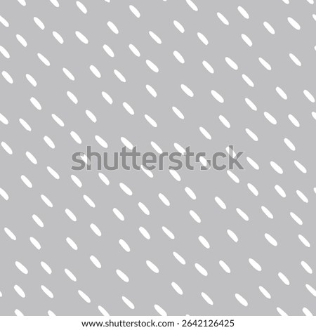 Small dash pattern. Simple Rain Background. Hand drawn Diagonal raindrop. Abstract drops geometric pattern. Vector illustration.