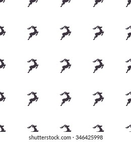 small deer. seamless background