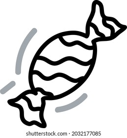 Pequeños dulces deliciosos, ilustración, vector, sobre fondo blanco.