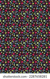 A small design in deep color