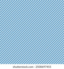Small Diagonal Diamond Pattern Oktoberfest Seamless Blue And White