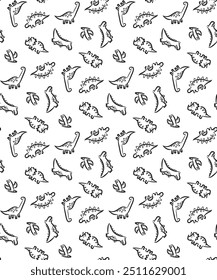 Small Dino AOP Seamless Pattern Design