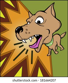 A small dog with a loud bark