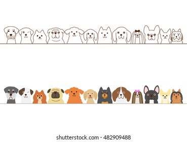 Small dogs border